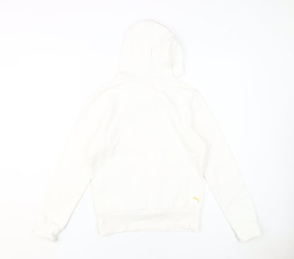 Puma Women's White Hoodie Size 10 Pullover Logo Casual