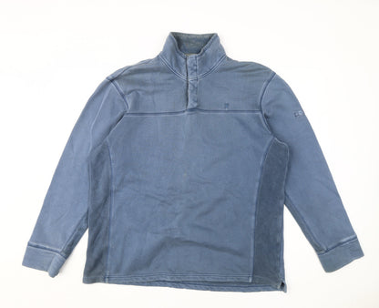 Mens UK Size M BHS Blue Pullover Sweatshirt