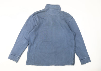 Mens UK Size M BHS Blue Pullover Sweatshirt