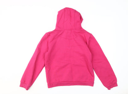 Mountain Warehouse Girls Pink Floral Hoodie, 13 Years, Pullover Style