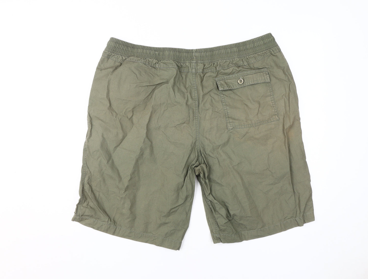 Cotton Traders Green Cargo Shorts XL Unisex Adults