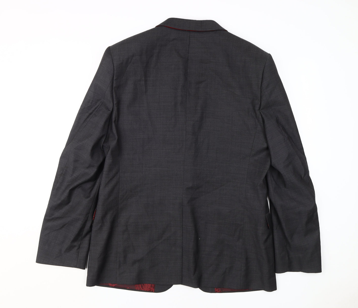 Mens UK Size 42 Ted Baker Regular Grey Suit Jacket