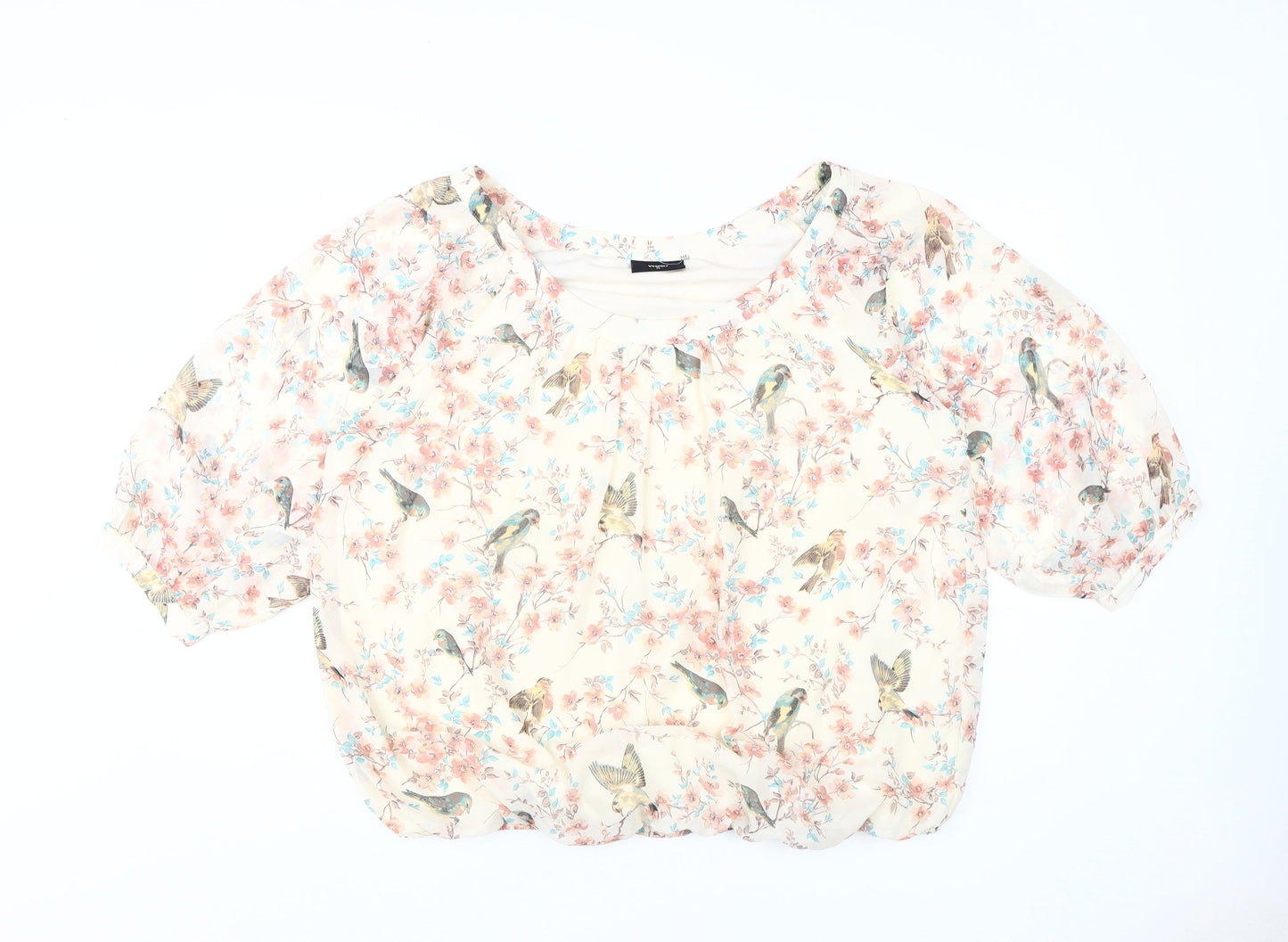 Womens UK Size 20 Wallis Multicoloured Basic Blouse