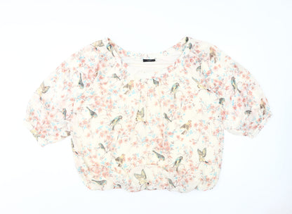 Womens UK Size 20 Wallis Multicoloured Basic Blouse