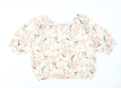Womens UK Size 20 Wallis Multicoloured Basic Blouse