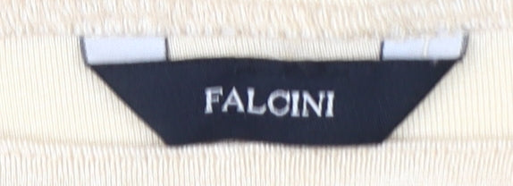 Falconi Women's Beige Blouse Size 18 Glitter Accent