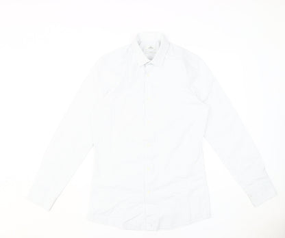 Mens UK Collar Size 15 NEXT Smart White  Dress Shirt