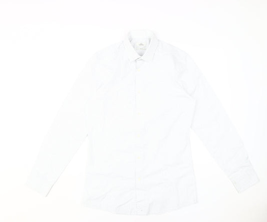 Mens UK Collar Size 15 NEXT Smart White  Dress Shirt