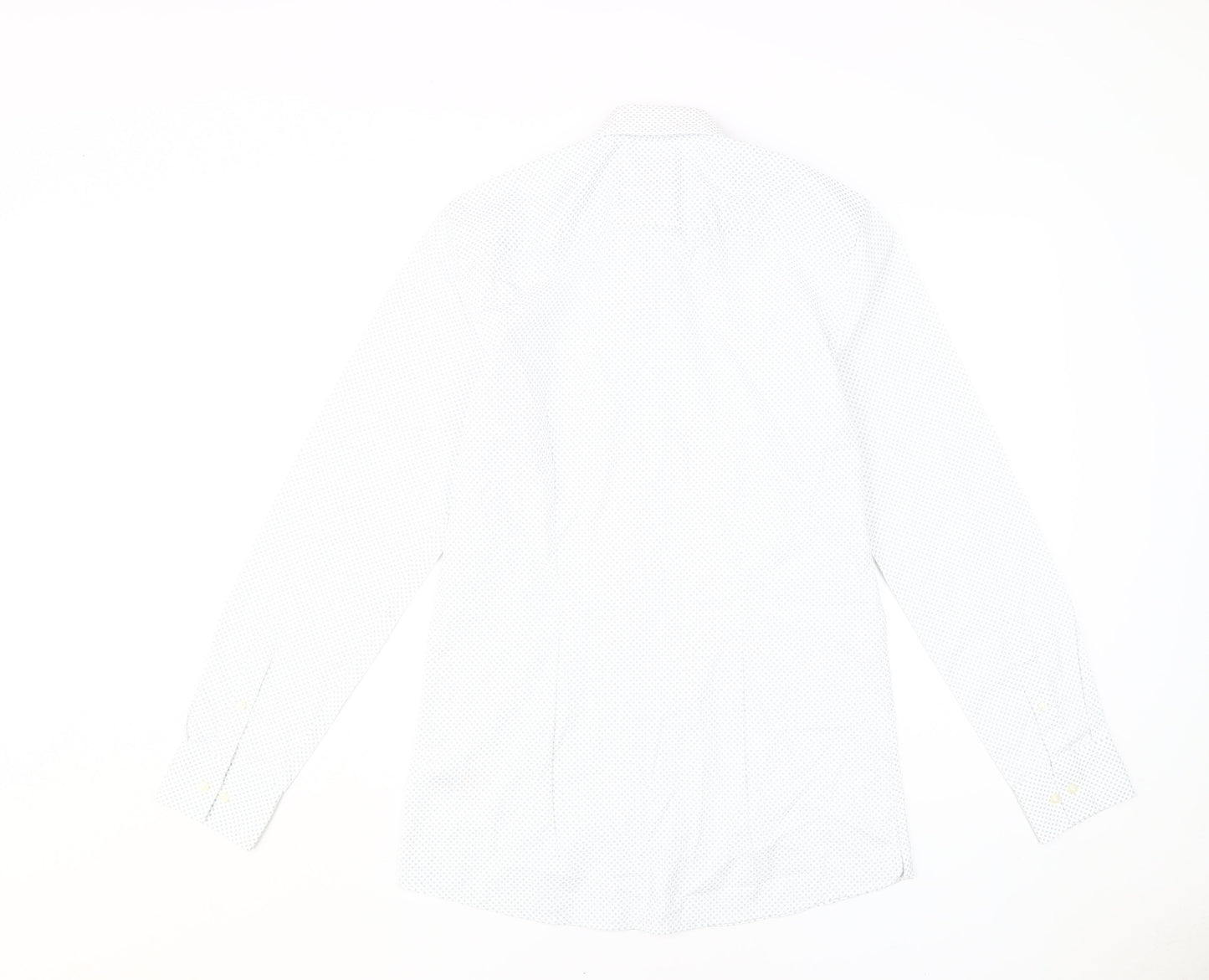 Mens UK Collar Size 15 NEXT Smart White  Dress Shirt