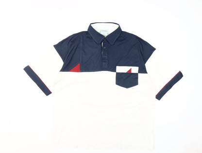 Canda Men's Multicoloured Polo Shirt L