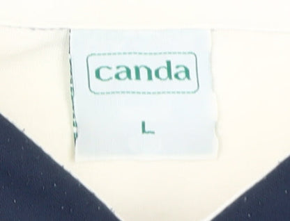 Canda Men's Multicoloured Polo Shirt L