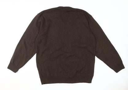 Greenwoods Men's XL Brown Pullover Jumper