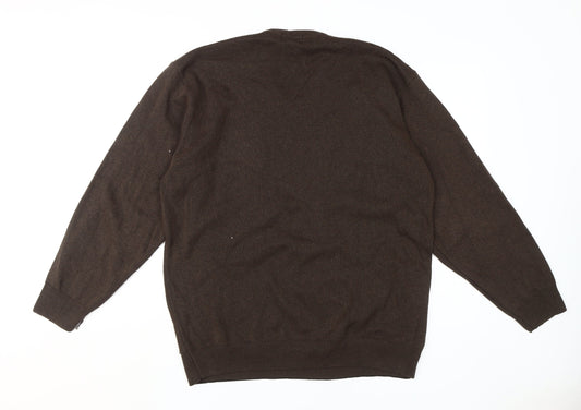 Greenwoods Men's XL Brown Pullover Jumper