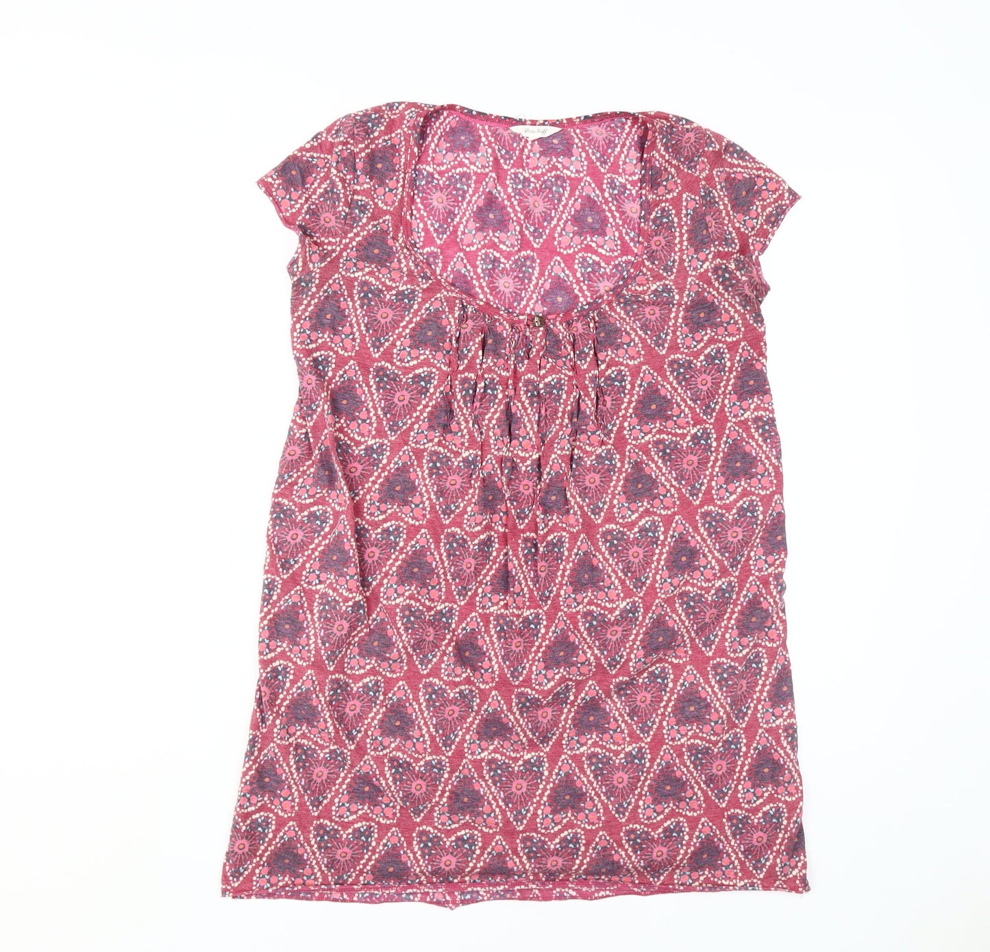 Womens UK Size 10 White Stuff Pink Tunic Blouse