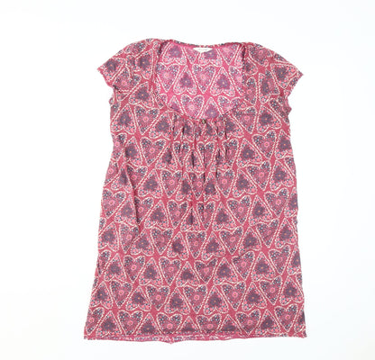 Womens UK Size 10 White Stuff Pink Tunic Blouse