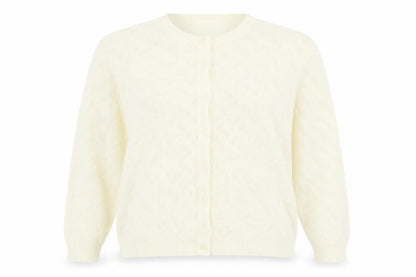 Womens UK Size 16 St Michael White Cardigan Jumper