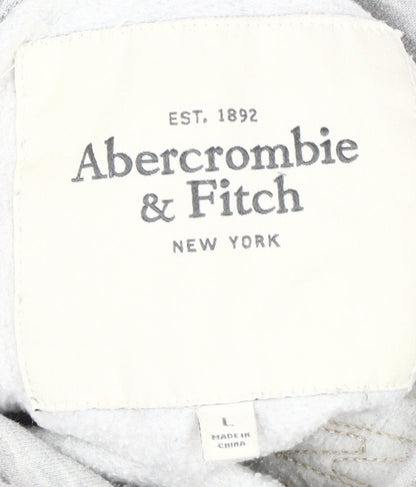 Abercrombie & Fitch Women's Grey Hoodie, L, Casual