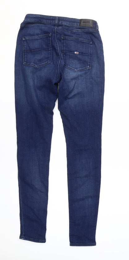 Tommy Jeans Women's Blue Skinny Jeans, Size 11, Stretch Denim