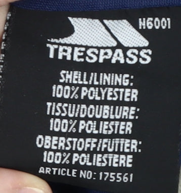 Mens UK Size S Trespass Blue Basic Jacket