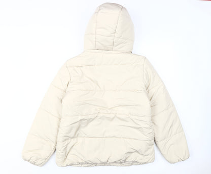 Marks & Spencer Women's Beige Puffer Jacket Size 14