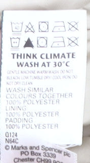 Marks & Spencer Women's Beige Puffer Jacket Size 14