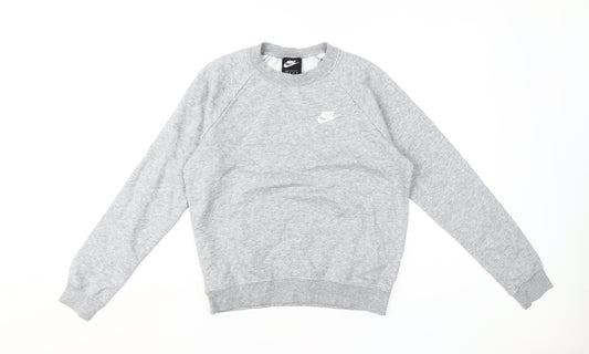 Nike Women's Grey Pullover Sweatshirt XS
