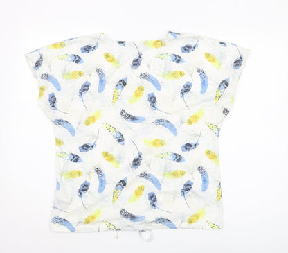 Womens UK Size 10 Principles Multicoloured Basic T-Shirt