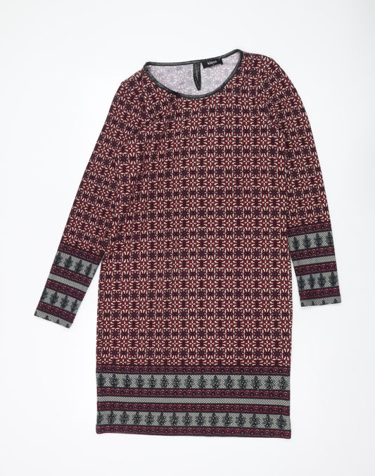 Klass Women's Multicoloured Geometric Dress, S