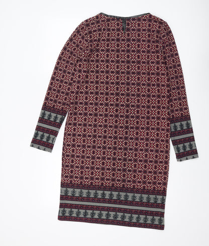 Klass Women's Multicoloured Geometric Dress, S