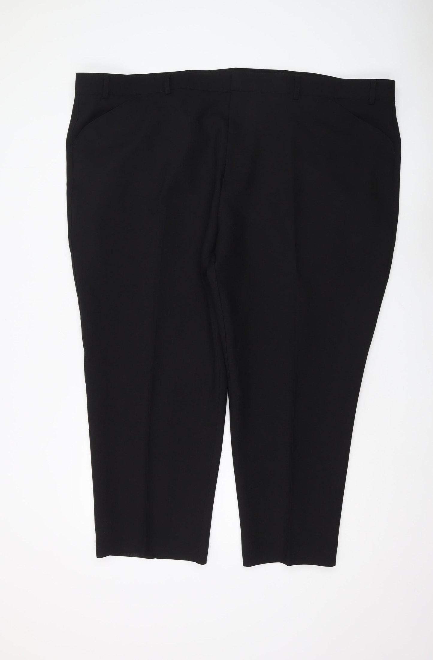 Harvey & Jones Black Men's Trousers Size 50 Regular