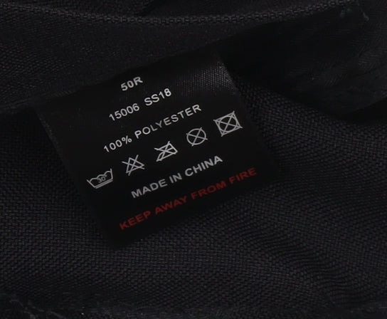 Harvey & Jones Black Men's Trousers Size 50 Regular