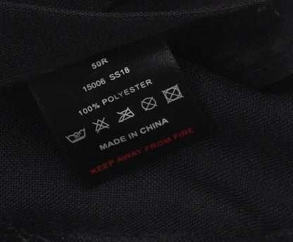 Harvey & Jones Black Men's Trousers Size 50 Regular