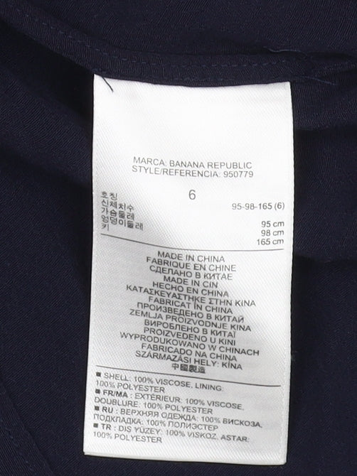 Womens UK Size 8 Banana Republic Blue Tunic Blouse