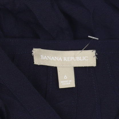 Womens UK Size 8 Banana Republic Blue Tunic Blouse