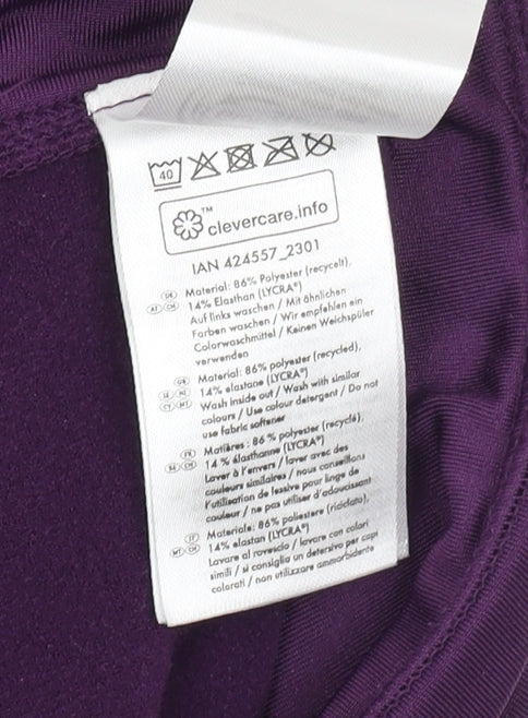Crivit Women's Purple Athletic Leggings Size M