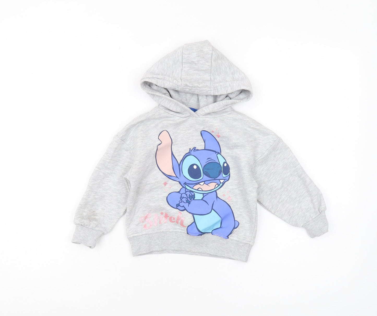 Disney at Primark Grey Stitch Hoodie 18-24 Months - Unisex Baby Jacket