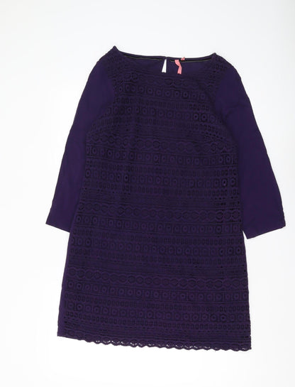 Womens UK Size 12 White Stuff Purple Tunic Blouse