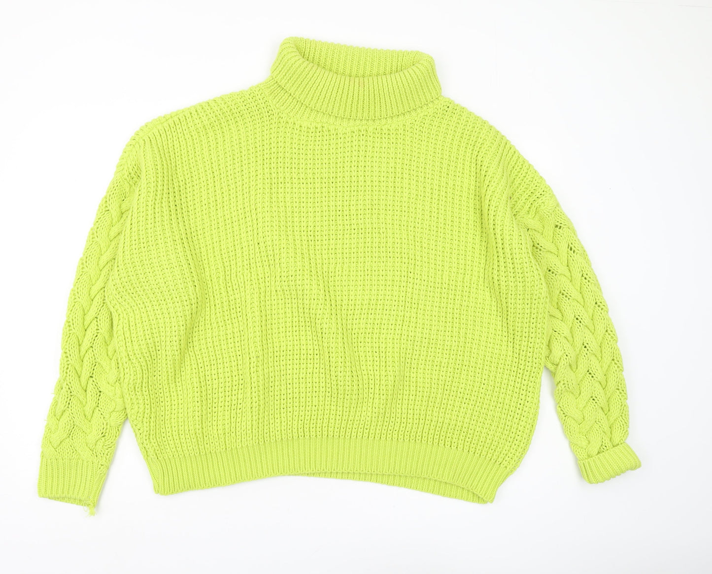 Womens UK Size 14 Missguided Green Jumper Jumper