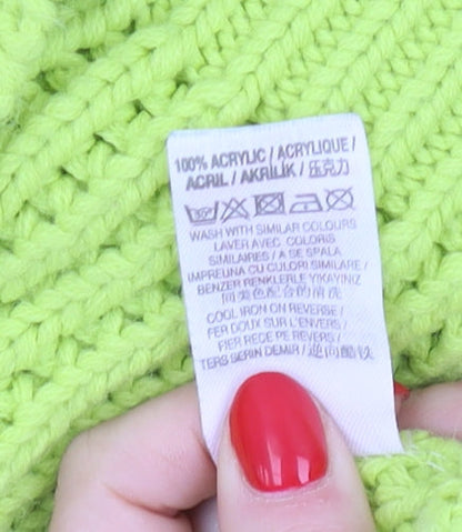 Womens UK Size 14 Missguided Green Jumper Jumper