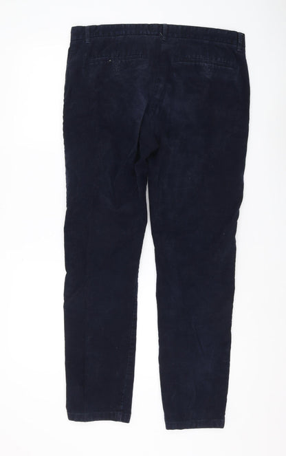 Marks and Spencer Men's Blue Slim Fit Chino Trousers 36