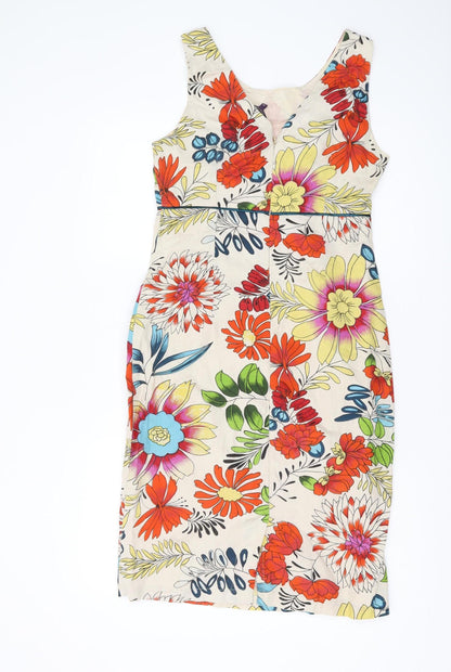 Long Tall Sally Women's Floral Multicoloured Dress, Size 10