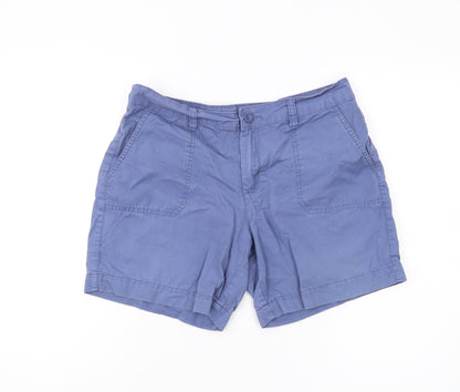 Mountain Warehouse Women's Blue Chino Shorts Size 10