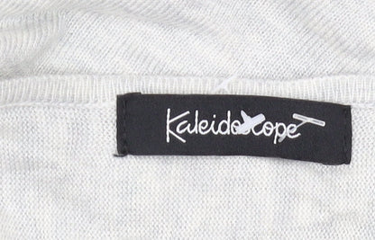 Womens UK Size 16 Kaleidoscope Grey Pullover Jumper