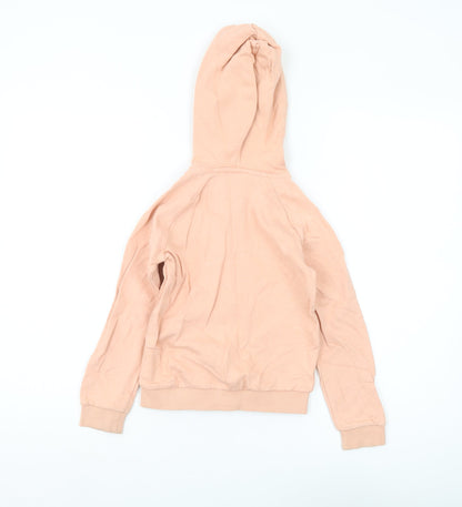Guess Girls Beige Full Zip Hoodie, Size 6