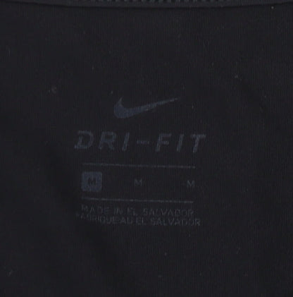 Nike Women's Black Slim Fit Active T-Shirt, M