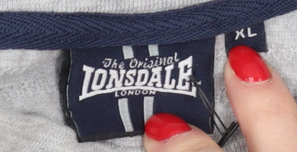 Lonsdale Men's Grey Crew Neck XL T-Shirt
