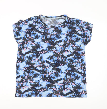 Womens UK Size 12 Marks and Spencer Multicoloured Basic T-Shirt