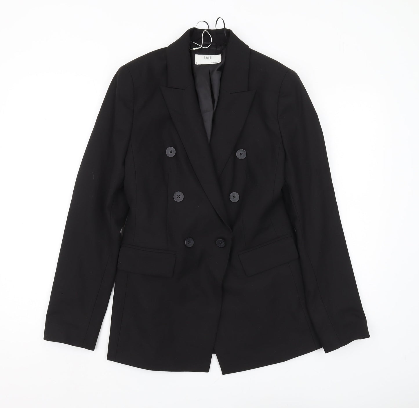Marks and Spencer Women's Black Suit Jacket Size 8