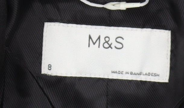 Marks and Spencer Women's Black Suit Jacket Size 8