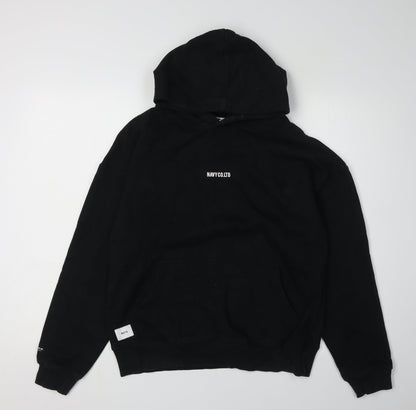 NAVY CO LTD Black Unisex Pullover Hoodie S